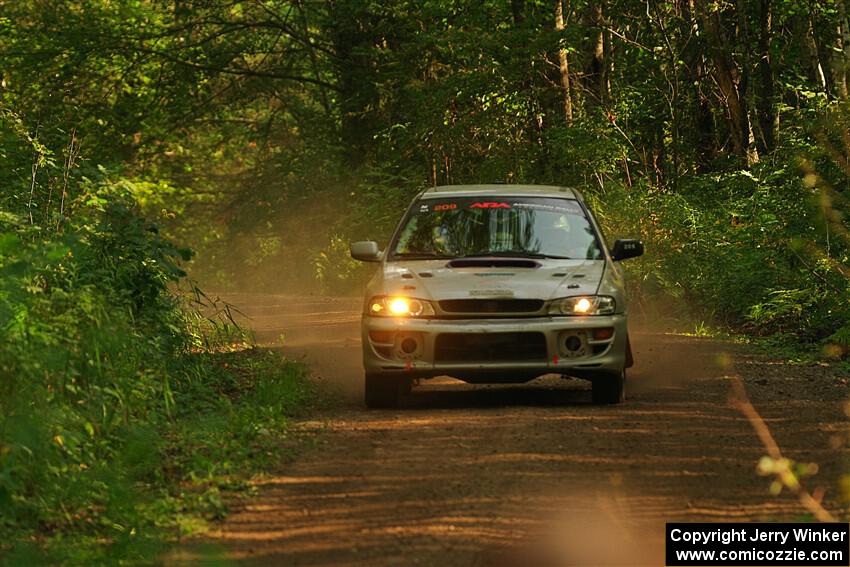 Madelyn Tabor / Sophia McKee Subaru Impreza 2.5RS on SS17, Anchor-Mattson II.