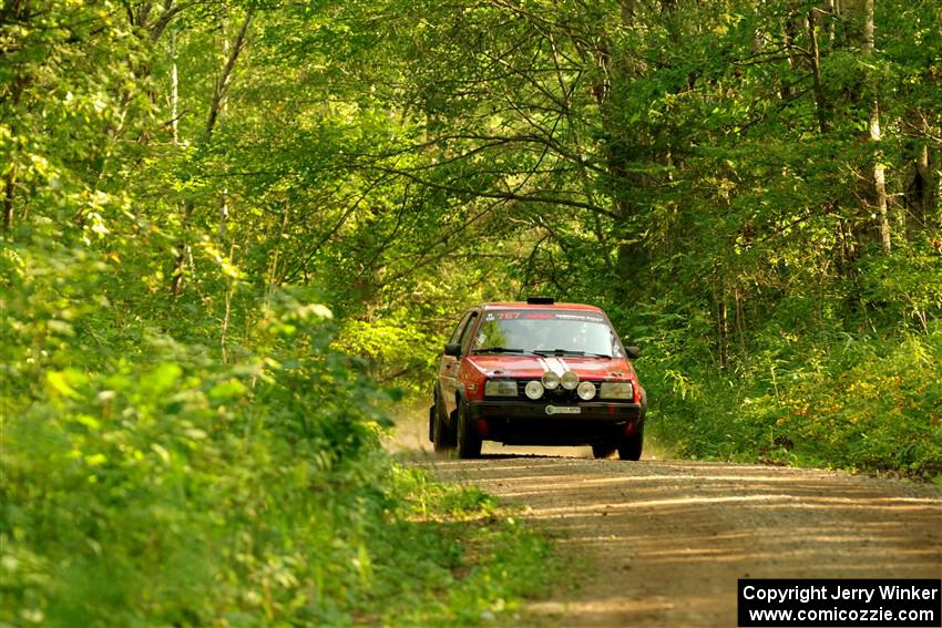 Nino Ortega / Boyd Smith VW GTI on SS17, Anchor-Mattson II.