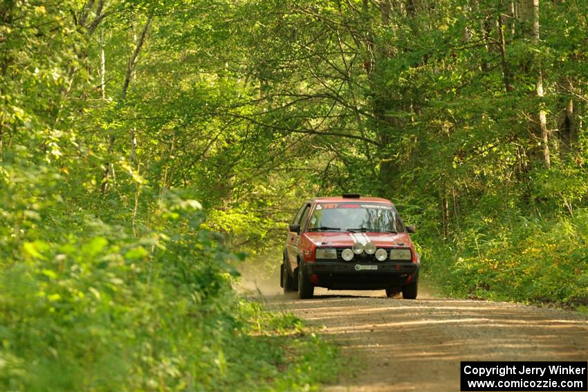 Nino Ortega / Boyd Smith VW GTI on SS17, Anchor-Mattson II.