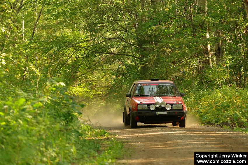 Nino Ortega / Boyd Smith VW GTI on SS17, Anchor-Mattson II.