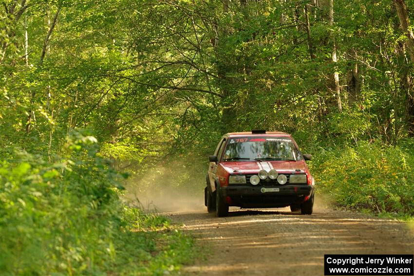 Nino Ortega / Boyd Smith VW GTI on SS17, Anchor-Mattson II.