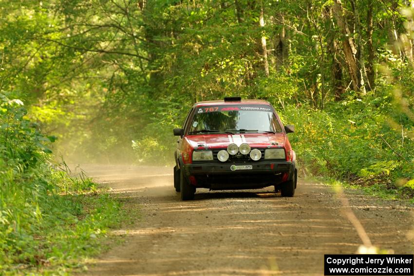 Nino Ortega / Boyd Smith VW GTI on SS17, Anchor-Mattson II.