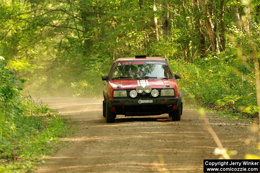 Nino Ortega / Boyd Smith VW GTI on SS17, Anchor-Mattson II.