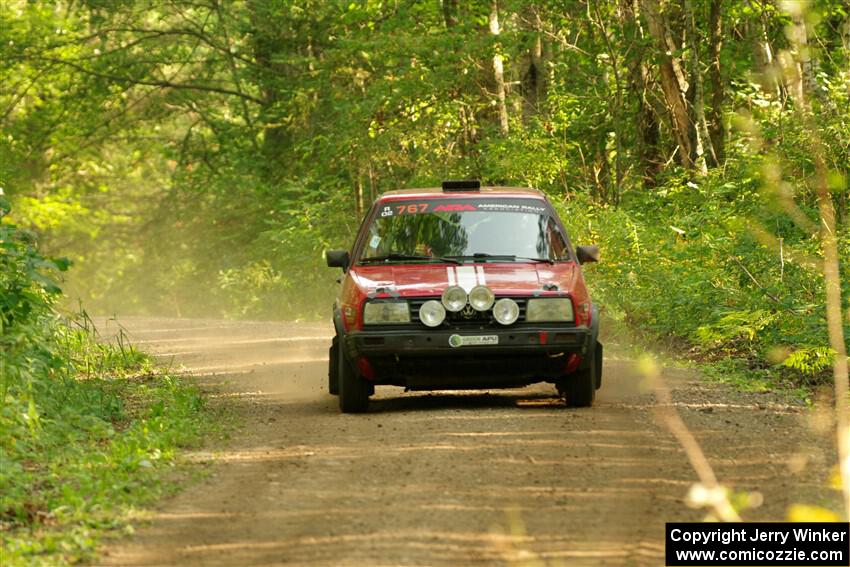 Nino Ortega / Boyd Smith VW GTI on SS17, Anchor-Mattson II.