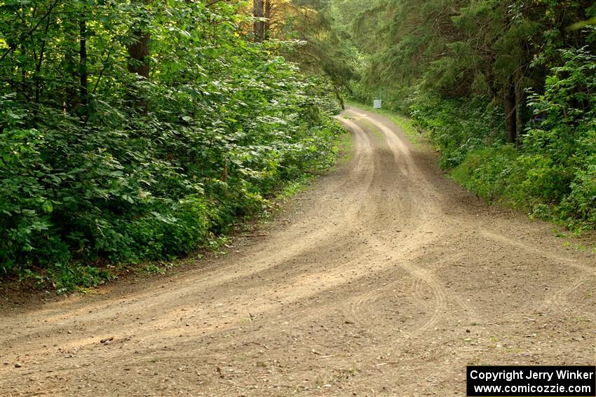 The view from the spectator area on SS18, Otterkill III.