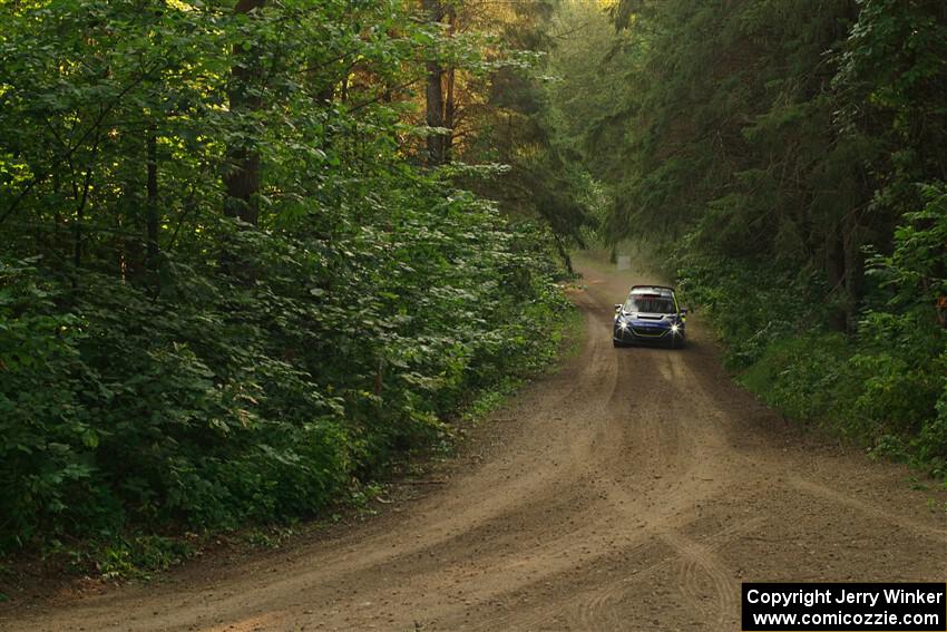 Travis Pastrana / Rhianon Gelsomino Subaru WRX ARA24 on SS18, Otterkill III.