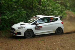 Javier Olivares / K.J. Miller Ford Fiesta Rally3 on SS18, Otterkill III.