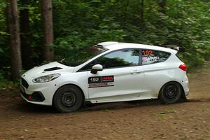 Javier Olivares / K.J. Miller Ford Fiesta Rally3 on SS18, Otterkill III.