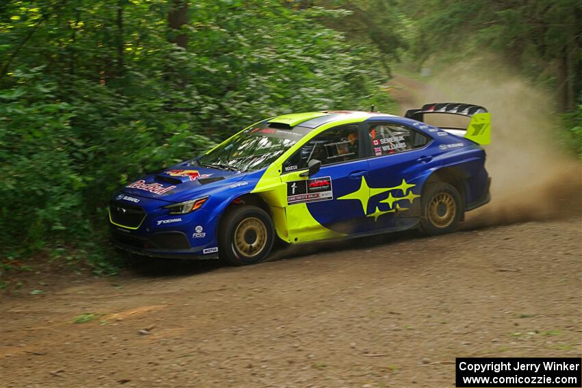 Brandon Semenuk / Keaton Williams Subaru WRX ARA24 on SS18, Otterkill III.