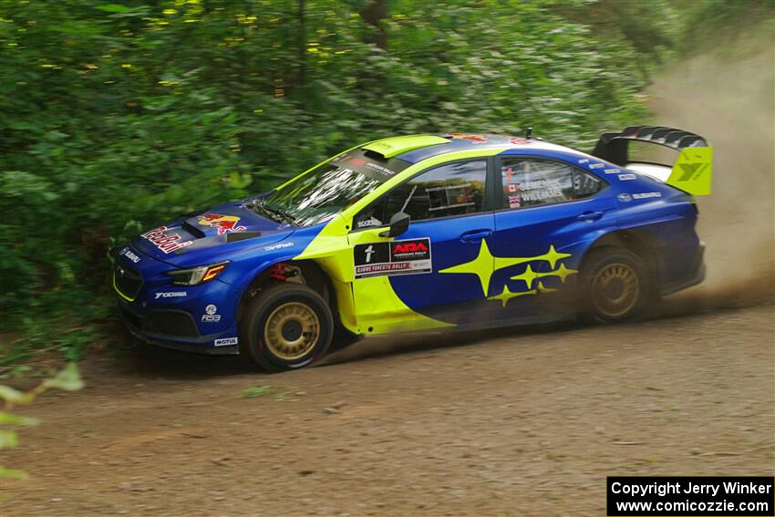 Brandon Semenuk / Keaton Williams Subaru WRX ARA24 on SS18, Otterkill III.