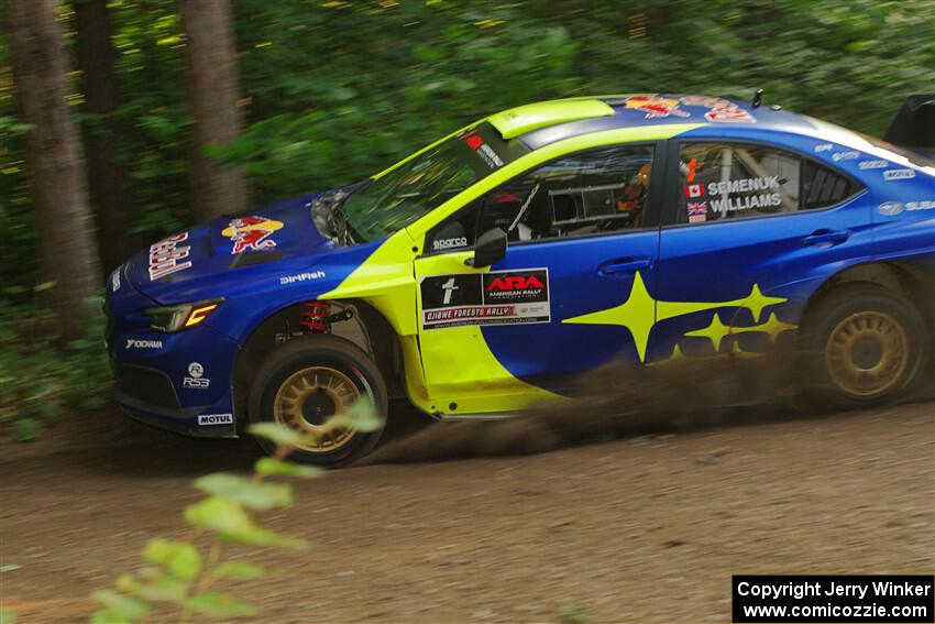 Brandon Semenuk / Keaton Williams Subaru WRX ARA24 on SS18, Otterkill III.