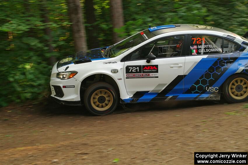 Conner Martell / Alex Gelsomino Subaru WRX STi on SS18, Otterkill III.