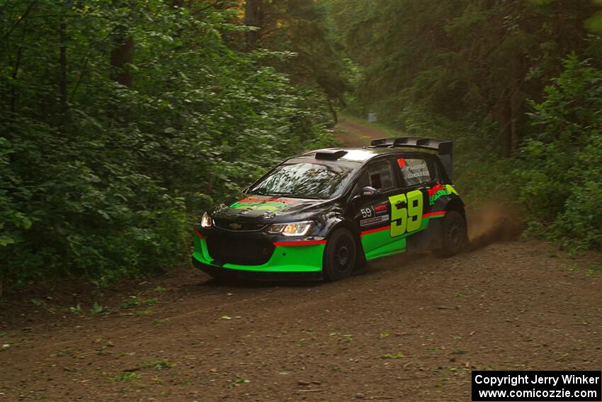 Pat Moro / Ole Holter Chevy Sonic LS on SS18, Otterkill III.