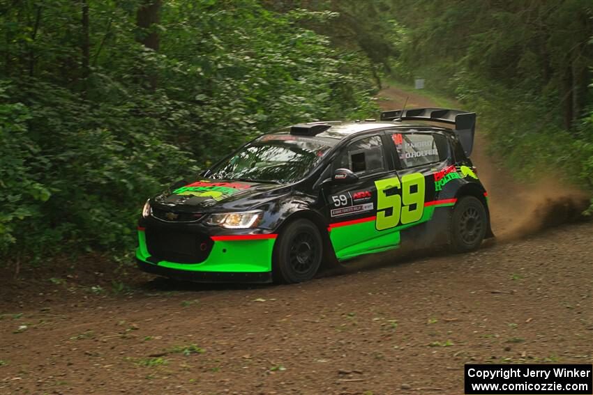 Pat Moro / Ole Holter Chevy Sonic LS on SS18, Otterkill III.