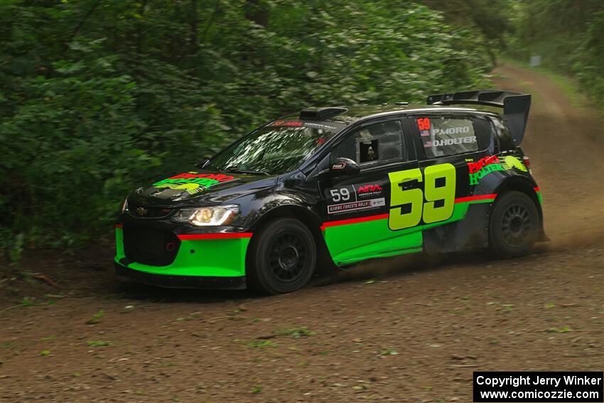 Pat Moro / Ole Holter Chevy Sonic LS on SS18, Otterkill III.