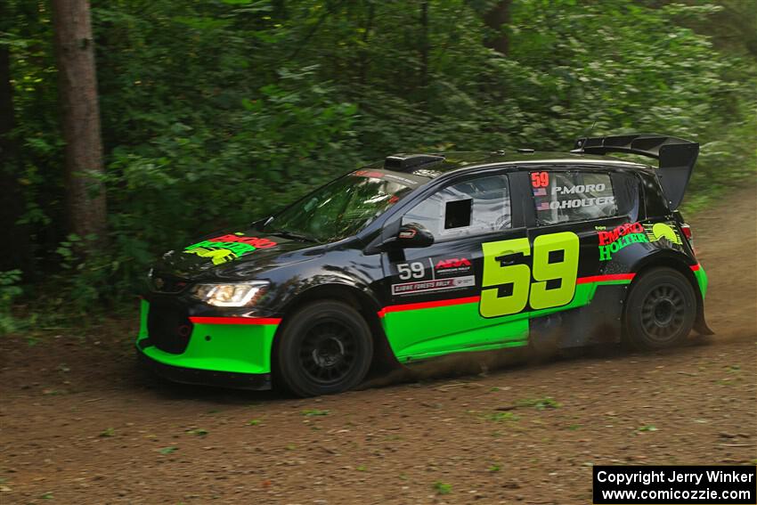 Pat Moro / Ole Holter Chevy Sonic LS on SS18, Otterkill III.