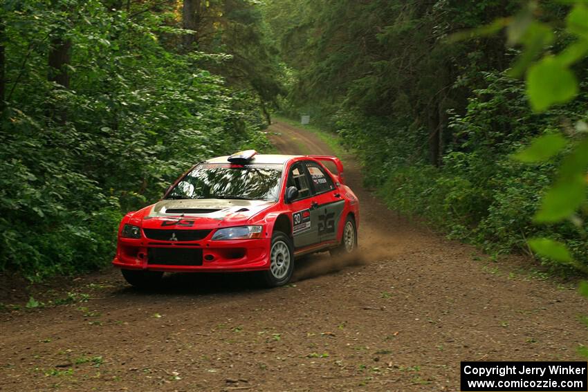 George Plsek / Danny Persein Mitsubishi Lancer WRC on SS18, Otterkill III.