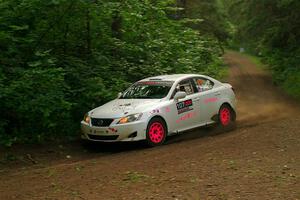 Richo Healey / Michelle Miller Lexus IS250 on SS18, Otterkill III.