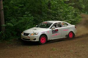 Richo Healey / Michelle Miller Lexus IS250 on SS18, Otterkill III.