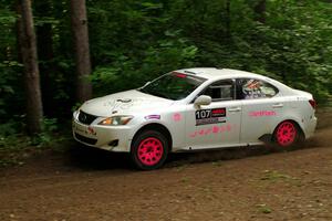 Richo Healey / Michelle Miller Lexus IS250 on SS18, Otterkill III.