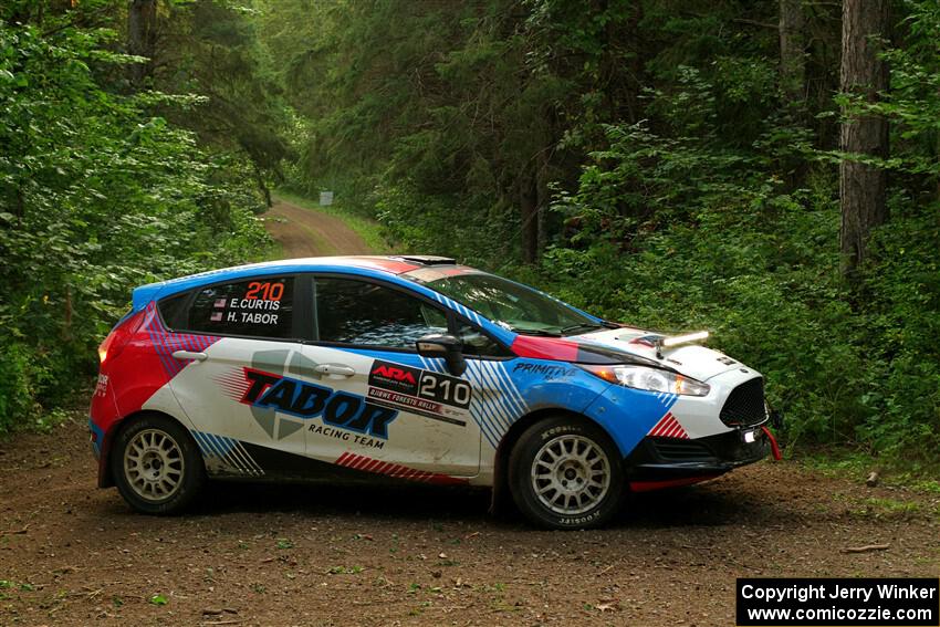 Henry Tabor / Ethan Curtis Ford Fiesta ST makes a wrong turn on SS18, Otterkill III.