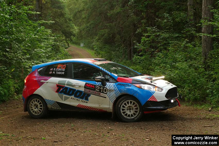 Henry Tabor / Ethan Curtis Ford Fiesta ST makes a wrong turn on SS18, Otterkill III.