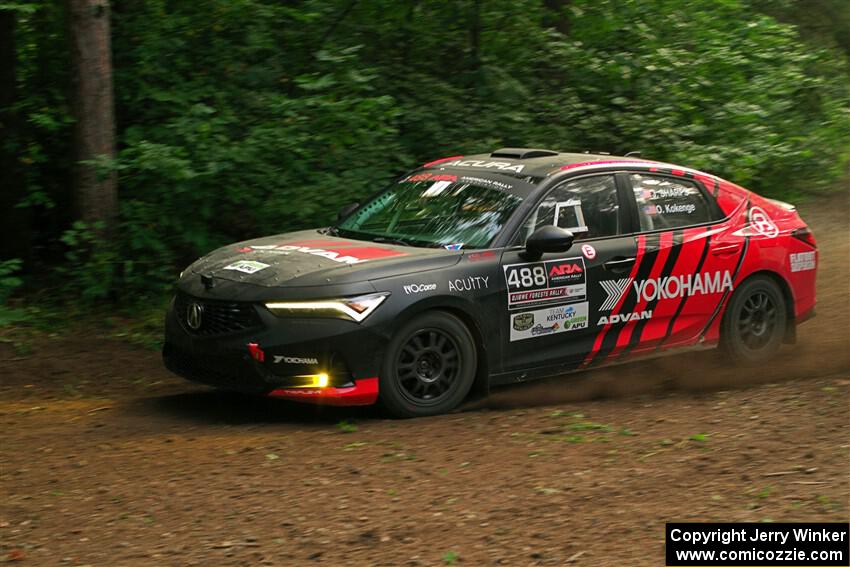 John Sharps / Oliver Kokenge Acura Integra on SS18, Otterkill III.