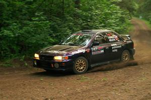 Andy Didorosi / Jamie Willetts Subaru Impreza on SS18, Otterkill III.