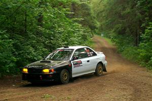 Jack Nelson / Isaac Zink Subaru Impreza on SS18, Otterkill III.