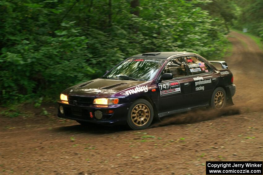 Andy Didorosi / Jamie Willetts Subaru Impreza on SS18, Otterkill III.