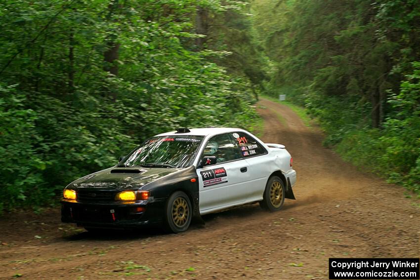 Jack Nelson / Isaac Zink Subaru Impreza on SS18, Otterkill III.