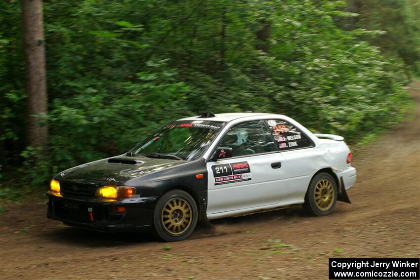 Jack Nelson / Isaac Zink Subaru Impreza on SS18, Otterkill III.