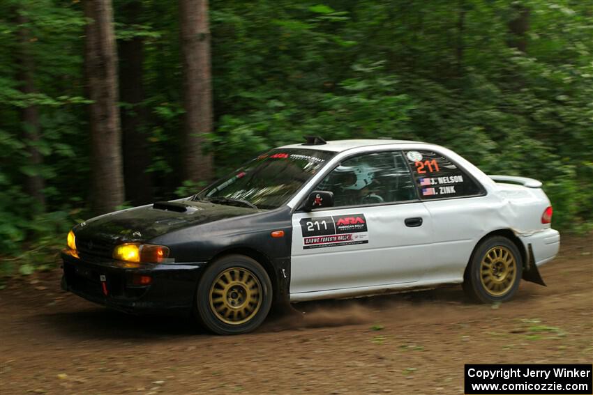 Jack Nelson / Isaac Zink Subaru Impreza on SS18, Otterkill III.