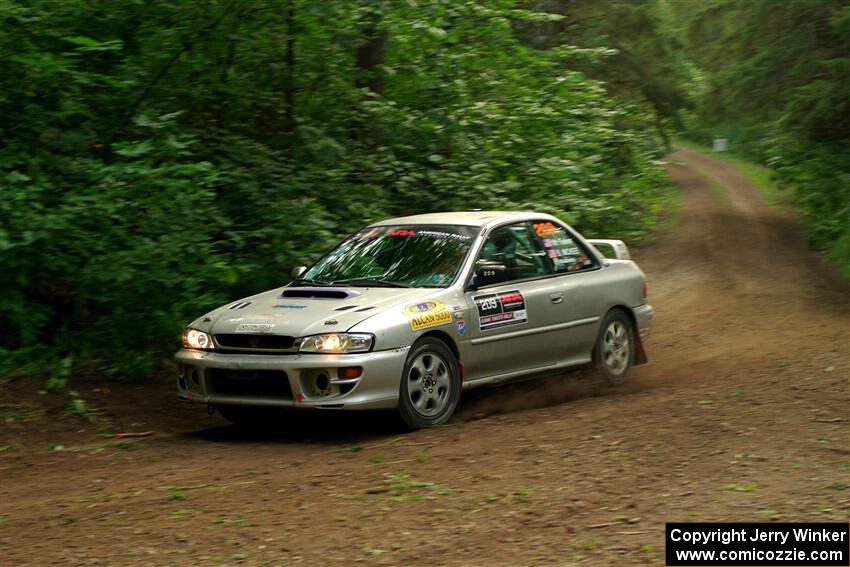 Madelyn Tabor / Sophia McKee Subaru Impreza 2.5RS on SS18, Otterkill III.