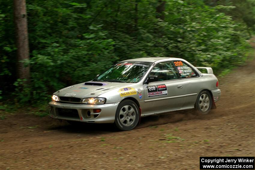 Madelyn Tabor / Sophia McKee Subaru Impreza 2.5RS on SS18, Otterkill III.