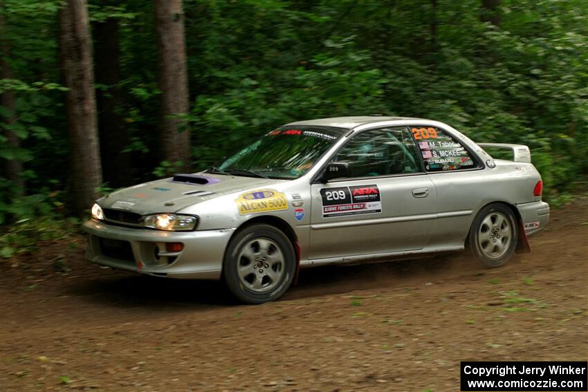 Madelyn Tabor / Sophia McKee Subaru Impreza 2.5RS on SS18, Otterkill III.