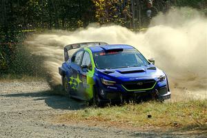 Travis Pastrana / Rhianon Gelsomino Subaru WRX ARA24 on SS1, Al's Playground I.