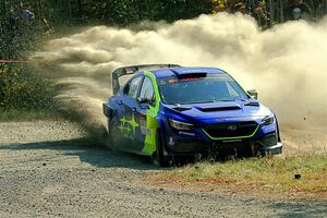 Travis Pastrana / Rhianon Gelsomino Subaru WRX ARA24 on SS1, Al's Playground I.