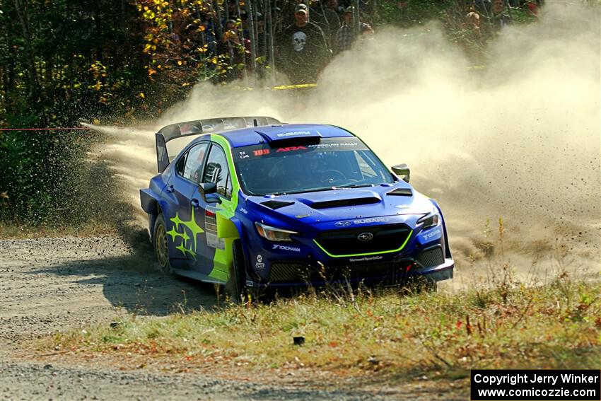 Travis Pastrana / Rhianon Gelsomino Subaru WRX ARA24 on SS1, Al's Playground I.