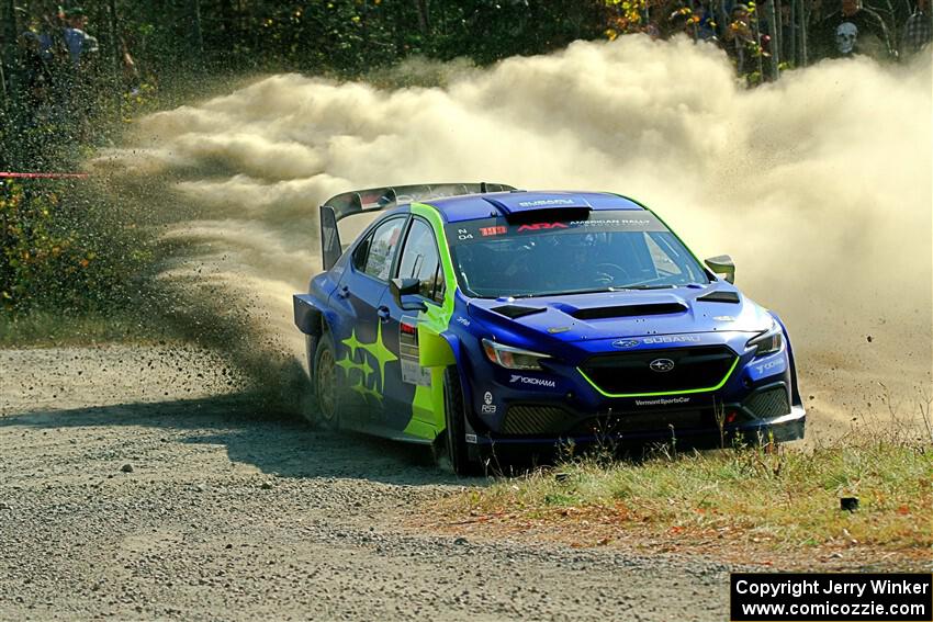 Travis Pastrana / Rhianon Gelsomino Subaru WRX ARA24 on SS1, Al's Playground I.