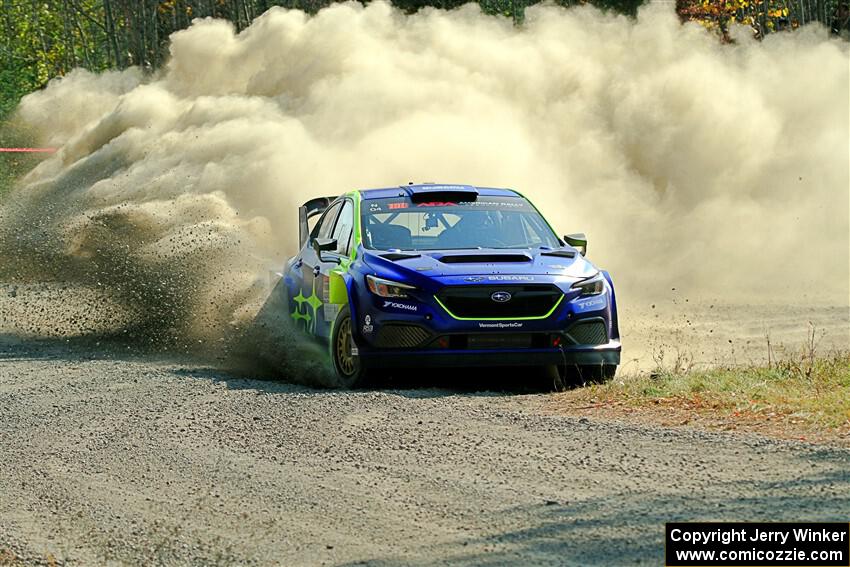 Travis Pastrana / Rhianon Gelsomino Subaru WRX ARA24 on SS1, Al's Playground I.