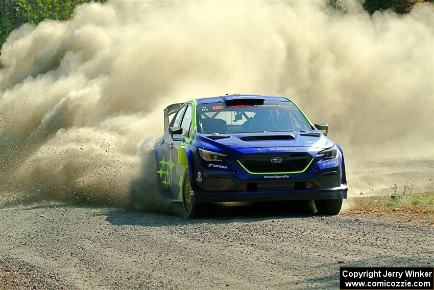 Travis Pastrana / Rhianon Gelsomino Subaru WRX ARA24 on SS1, Al's Playground I.