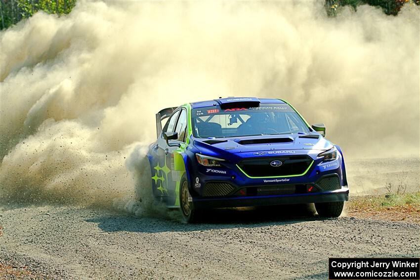 Travis Pastrana / Rhianon Gelsomino Subaru WRX ARA24 on SS1, Al's Playground I.