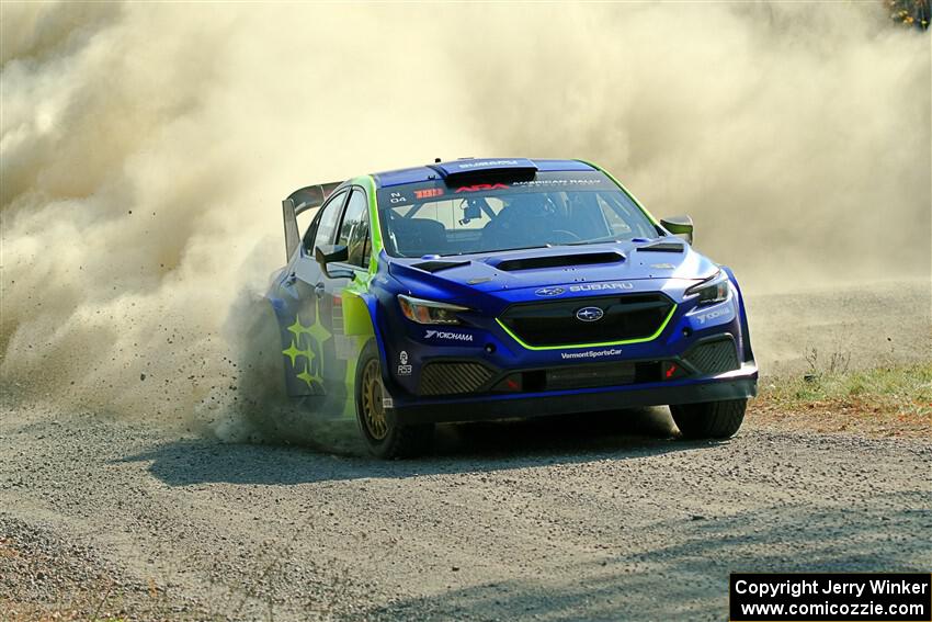 Travis Pastrana / Rhianon Gelsomino Subaru WRX ARA24 on SS1, Al's Playground I.