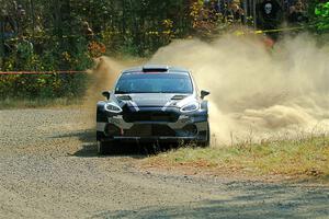 Javier Olivares / K.J. Miller Ford Fiesta Rally2 on SS1, Al's Playground I.