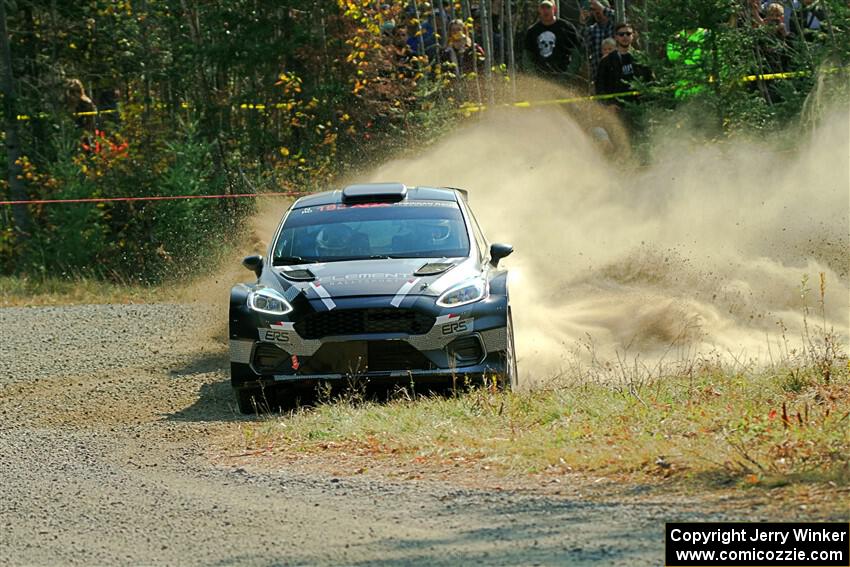 Javier Olivares / K.J. Miller Ford Fiesta Rally2 on SS1, Al's Playground I.