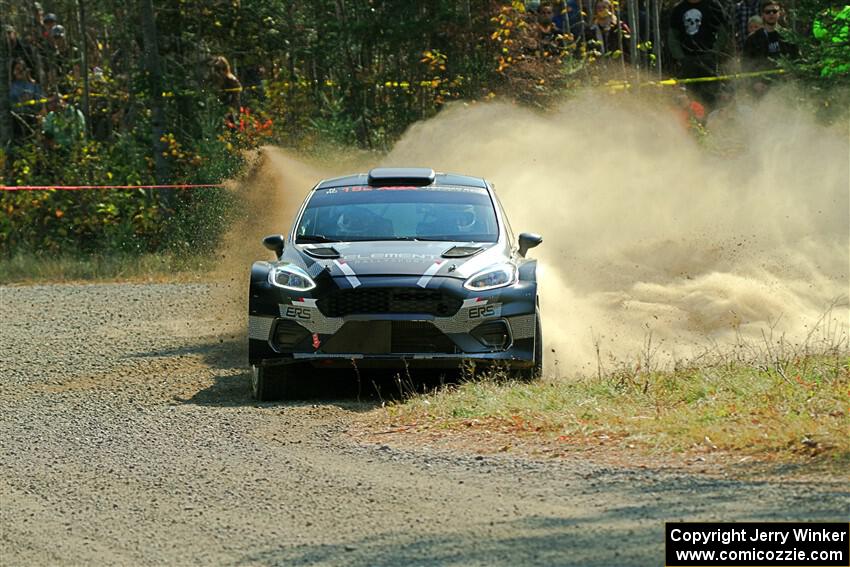 Javier Olivares / K.J. Miller Ford Fiesta Rally2 on SS1, Al's Playground I.