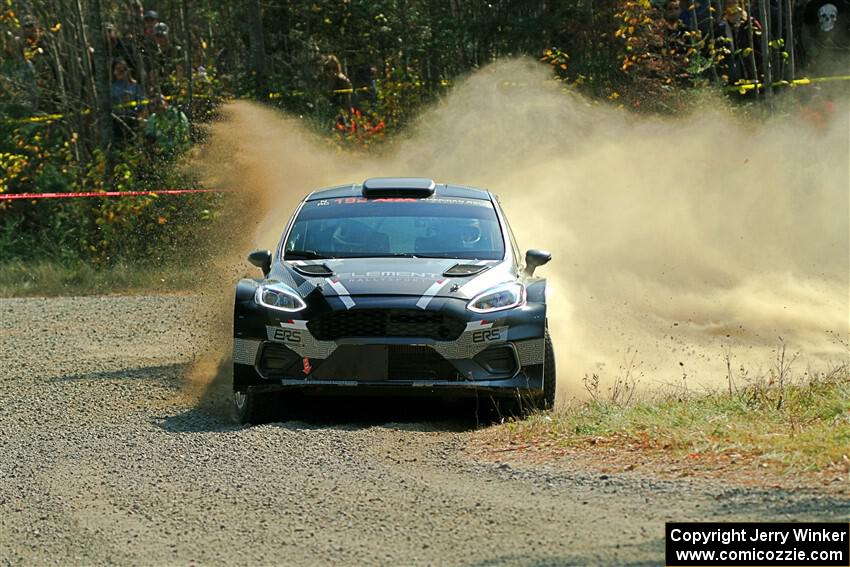 Javier Olivares / K.J. Miller Ford Fiesta Rally2 on SS1, Al's Playground I.