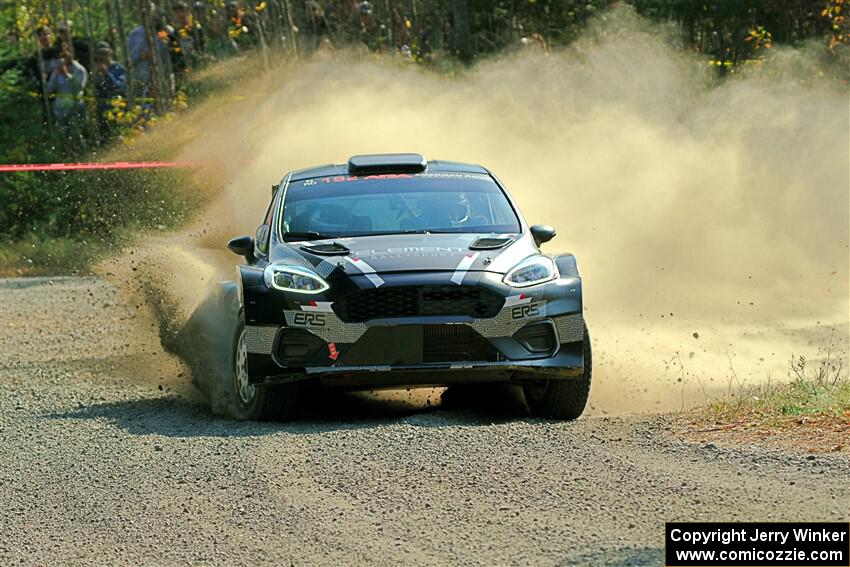 Javier Olivares / K.J. Miller Ford Fiesta Rally2 on SS1, Al's Playground I.