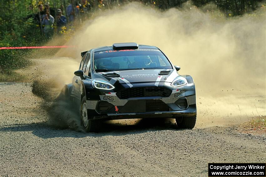 Javier Olivares / K.J. Miller Ford Fiesta Rally2 on SS1, Al's Playground I.